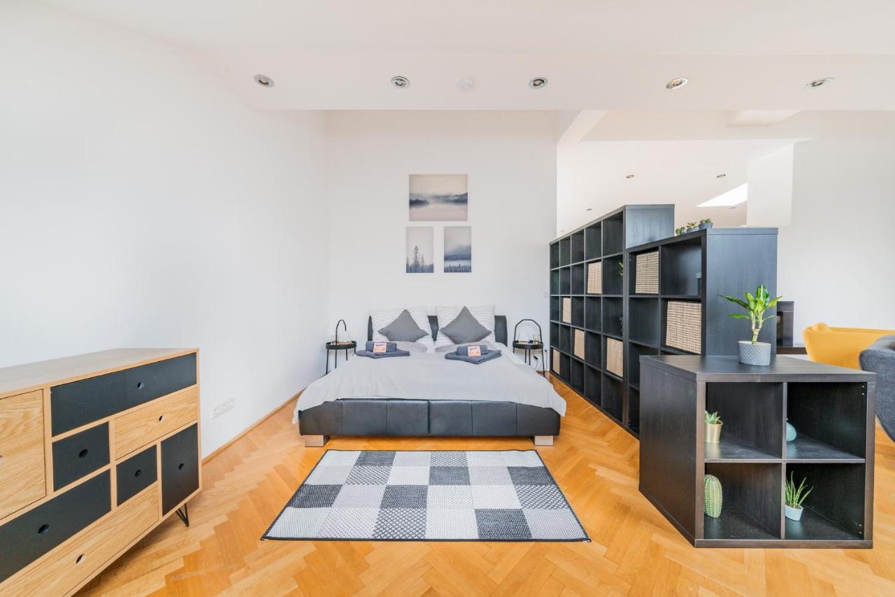 Penthouse Apartment - Sauna - Terrasse - Kamin - Ac Viena Exterior foto